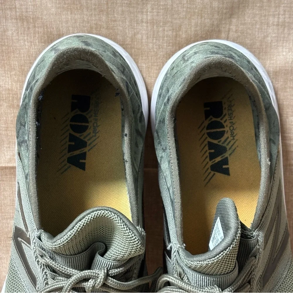 New Balance Fresh Foam Roav V1 Mens Sneaker Olive Green Slip On Shoes